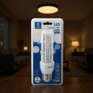 Lampadina a LED Aigostar T3 3U 12W E27 6400K Luce bianca fredda a risparmio energetico per retrofit e aggiornamento - Product Image 3