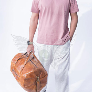 Leather Duffle Bag Waterproof <b>Convertible</b> <b>Backpack</b> Design Unisex for Easy Storage & Transportation Travel Personal Items - Product Image 3