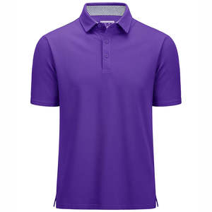 Camisa Polo de Manga Corta para Hombre, Hecha a Medida, Informal, para Negocios o Golf, Tejido Transpirable, Corte Regular - Product Image 2