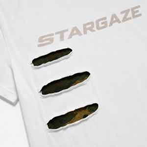 Camiseta de manga larga para hombre Stargaze, estilo urbano, cuello redondo, tejido de punto de algodón, camuflaje blanco, talla grande, precio al por mayor - Product Image 6