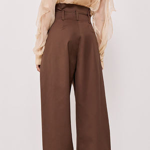 Pantalones Anchos Holgados para Mujer, Talla Grande, Cintura Alta, con Bolsillos, Pantalones Anchos de Pierna Ancha, Primavera Verano, Sólidos, Finos, Elegantes - Product Image 5