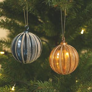 Boules de Noël en verre vintage faites à la main en gros par Jack Worth - Product Image 4