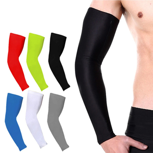 Manchons de bras athlétiques d'été, extensibles, couvrants, respirants, protection solaire, légers, pour cyclisme, basketball, course à pied - Product Image 4