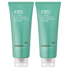 Acwell liquirizia pH acqua bilanciamento poro Gel detergente schiuma 160ml 2ea-Discount detergente per il viso