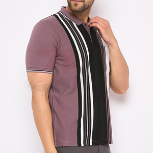 Camiseta Polo para Hombre con Cuello Camisero y Botones Delanteros, Fabricada en Sialkot, con Bolsillo Delantero Izquierdo, Estilo Informal para Exteriores - Product Image 3