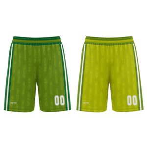Teamname Basketball Uniform Sublimated Sleeveless Jersey and <b>Shorts</b> Set Moisture Wicking Athletic Fit Adult Unisex Green - Product Image 6