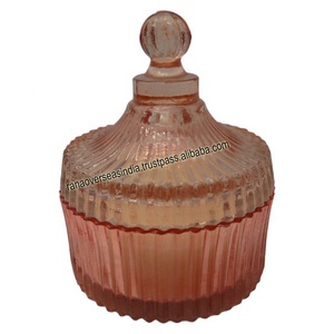 Cuencos para velas transparentes a granel de alta calidad al por mayor con tapas perfectas para velas perfumadas y uso decorativo a precio de mercado - Product Image 5