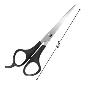 Premium Professional Straight Right-Handed Durable Stainless Steel Hair Cutting Scissors Lightweight <b>Plastic</b> Handle for Barbers - Product Image 1