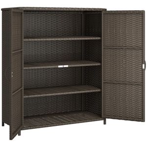 Mobiletto da esterno per caffè con piattaforma di stoccaggio - Product Image 5