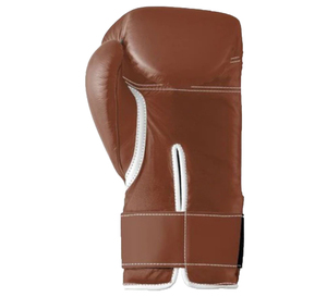 Gants de boxe pour entraînement professionnel, sparring et vente en gros, gants de compétition professionnels en cuir véritable avec fermeture velcro - Product Image 3