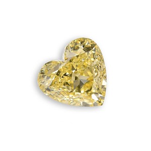 Proveedor de Diamantes Cultivados en Laboratorio, Diamante de 2 Quilates, Corte Corazón, Color Amarillo Fantasía, Claridad VS1, Certificado IGI, CVD, Corte Excelente 3EX, para Distribuidores e Importadores de Diamantes - Product Image 1