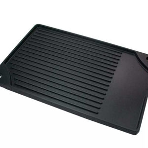 High Quality Double Hole Durable Rectangular Aluminum Alloy Grill Pan <b>Cast</b> <b>Iron</b> Cookware Griddle Bbq <b>Plate</b> - Product Image 6