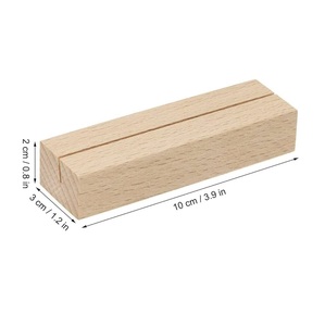 Tabletop Counter Top Organizer Wood Desktop Business <b>Card</b> Holder Display for Desk Sturdy Business <b>Card</b> Stand for Office - Product Image 2