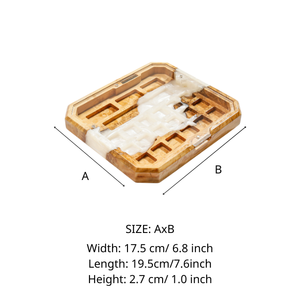 Portaplumas de resina epoxi con diseño de teclas de teclado, Portaplumas de resina con diseño de madera, Decoración artística de resina y madera, Regalo de aniversario, Portaplumas de resina verde, Regalo hecho a mano - Product Image 5