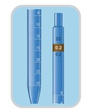 Biolab Mohr จบการศึกษาปิเปตต์คลาส A Type-1 Boro 3.3ปริมาตรคงที่0.1เป็น25 ml DIN ISO 835มาตรฐาน - Product Image 3