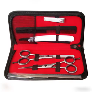 Kits de ciseaux de coiffure, 25 ensembles de ciseaux de coiffure en acier inoxydable, ciseaux professionnels pour barbier - Product Image 1