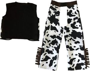 Classic Cowboy <b>Chaps</b> & Vest or Cowboy <b>Chaps</b> & Vest and Hat (Choose Style and Size) - Product Image 2