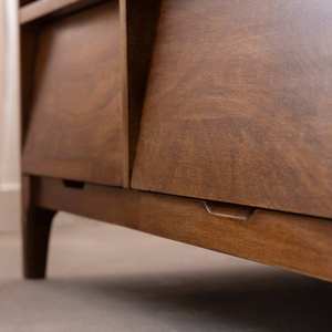 Mueble para TV Vandana Cresta Zenova con 2 nichos en madera de mango - Product Image 2