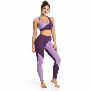 Conjunto de Yoga para Mujer de Alto Rendimiento, Transpirable, de Secado Rápido, Diseñado con Material Elástico en Cuatro Direcciones, Cómodo - Product Image 1