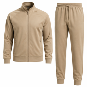 Ensemble de survêtement d'hiver pour homme de haute qualité, ensemble athlétique professionnel, couleur unie, logo personnalisé, respirant, séchage rapide, entraînement, fitness, sport - Product Image 6