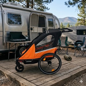TC-2024S Baby Trailer Stroller Jogger 3 in 1 Independent Suspension Lightweight Design for Outdoor Adventures - Product Image 4