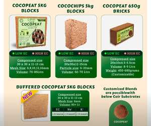 Bloques de Turba de Coco Biodegradables, Ligeros, Ecológicos, con Alta Retención de Agua, Mezcla para Macetas, Acondicionador de Suelo para Plantas de Jardín - Product Image 2