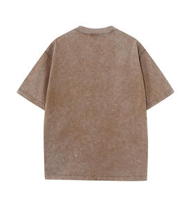 Best Choice Oversized Regular Fit 100% Cotton Heavyweight Drop Shoulder Streetwear Quick Dry Acid Wash Men T-Shirt - Product Image 4