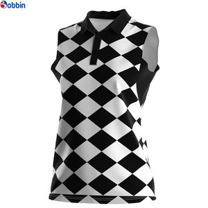 Camiseta Polo para Mujer, Cómoda, Corte Ajustado, Sin Mangas, Tejido Transpirable para un Estilo de Vida Activo y Atuendos Diarios - Product Image 5