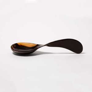 Cuchara Artesanal de Cuerno de Búfalo Natural con Acabado Espejo, Ecológica, de Mango Largo para Servir Alimentos, Ideal para Regalos, de la India - Product Image 6