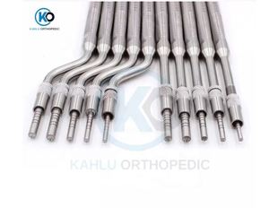 Kit de 10 instruments manuels pour implants dentaires : Osteotomes, Élévateurs de sinus mandibulaires à pointes concaves, Dispositifs de rehaussement de sinus - Product Image 2