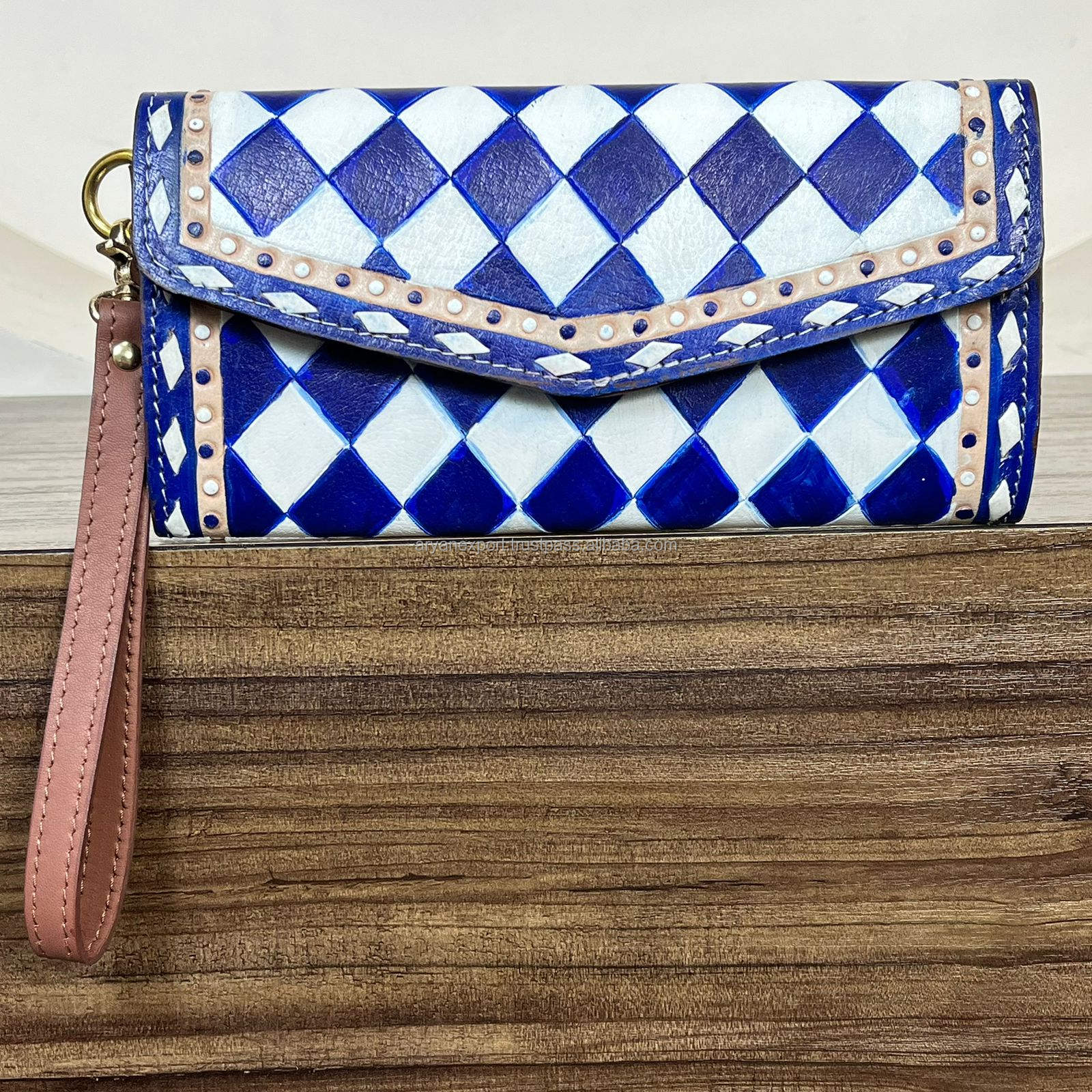 Blue & White Checkered