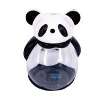Bouteille d'eau pour enfants en forme d'animal mignon, 465 ml, sans BPA, écologique, en plastique PET, avec paille et bouchon, compatible lave-vaisselle