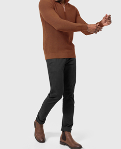 Sudadera Oversize de Algodón French Terry con Media Cremallera para Hombre, Hombro Caído, Logotipo Bordado Personalizado, Tejido Pesado - Product Image 2