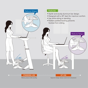 Rgonómico djustable, luminum omfortable, ocking - Product Image 5