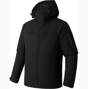 Veste coupe-vent imperméable unisexe pour l'extérieur avec logo personnalisé, veste softshell coupe-vent - Product Image 1