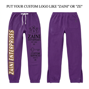 ZAINI กางเกงจ็อกเกอร์ผู้ชาย พรีเมียม 120 GSM โพลีเอสเตอร์ ทวิลล์ ลำลอง น้ำหนักปานกลาง กันน้ำ ระบายอากาศได้ดี มีจีบ พร้อมเชือกผูก - Product Image 1