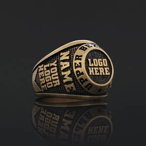 Bague d'université BOJ MCollege 025 personnalisée en argent avec diamant, bague de diplôme unisexe, certifiée GIA, micro-prix bas - Product Image 2