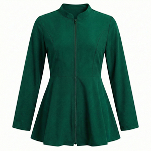 Chaqueta Médica Elegante para Mujer, Precio de Fábrica al por Mayor, con Cierre Frontal, Uniforme Médico, Logotipo Personalizado, Ropa de Enfermería, Chaquetas para Hospital - Product Image 2