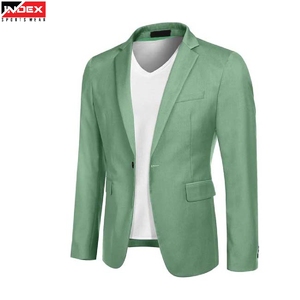 เสื้อเบลเซอร์ผู้ชายพร้อมโลโก้สั่งทำพิเศษ ตัวเลือกการสร้างแบรนด์ คุณภาพพรีเมียม เหมาะสำหรับการสั่งซื้อจำนวนมากและการใช้งานแบบฉลากส่วนตัว - Product Image 1