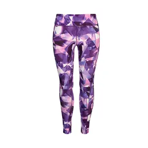 Sublimation Printed Women Leggings Designed with Compression Waistband Maximum Breathability and Stretchable