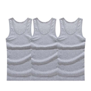 Factory <b>Cheap</b> Custom Logo Muscle Fit Plain Tank Tops Sleeveless Workout Cotton tank Top for Men with OEM Service - Product Image 5