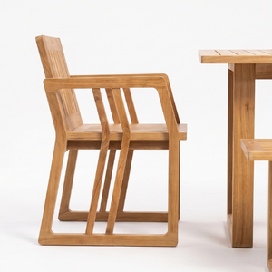Juego de Comedor Melrose de Teca Más Vendido de Joss & Main - Diseño Moderno, Duradero y Ecológico, 6 Piezas para Apartamentos y Villas - Product Image 4