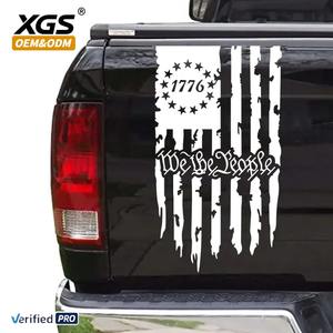 Calcomanía Personalizada de PVC para Puerta Trasera de Camioneta con la Bandera de <span class=keywords><strong>1776</strong></span>, 2 Piezas, XGS XGS-TZ-107, Adhesivo para Maletero de SUV - Product Image 1