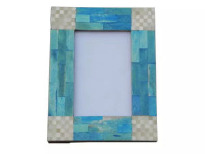 Bâton de vadrouille recyclé fait à la main écologique cadre photo cadeau d'art de maison durable d'Inde - Product Image 4