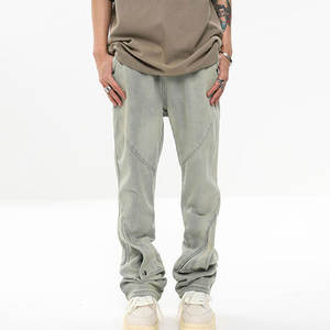 Pantalones Vaqueros de Calidad, Estilo Casual para Uso Diario, con Tela Resistente, Lavados, para Hombre - Product Image 1