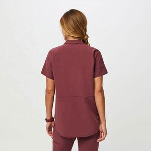 Meilleures ventes : Ensemble de tenues médicales pour femmes avec logo personnalisé, infroissable, motif dessiné à la main, pour chirurgiens et médecins, vente en gros - Product Image 3