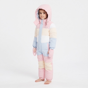 Mono de Nieve para Niñas HAWK EYE con Bloques de Color, Capucha, Cremallera, Aislamiento Sintético, Impermeable, Ropa de Invierno - Product Image 5