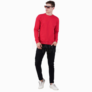 Men's Fleece Lined Long Sleeve Crewneck Sweatshirt Free Sample Casual Warm Pullover Winter and Fall Stylish Wear <b>Perfect</b> <b>Fit</b> - Product Image 1
