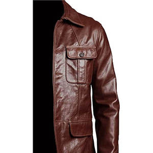 Comfortable Daily Wear <b>Long</b> Sleeve Outerwear <b>Jacket</b> with Smooth Finish and Functional Pocket Design - Product Image 2