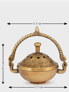 เตาอุ่นน้ำมันหอมระเหยโลหะทรงเรขาคณิต สำหรับชุดก้านไม้หอมและเทียนหอม ใช้กับน้ำมันหอมระเหยสำหรับกระจายกลิ่น - Product Image 4